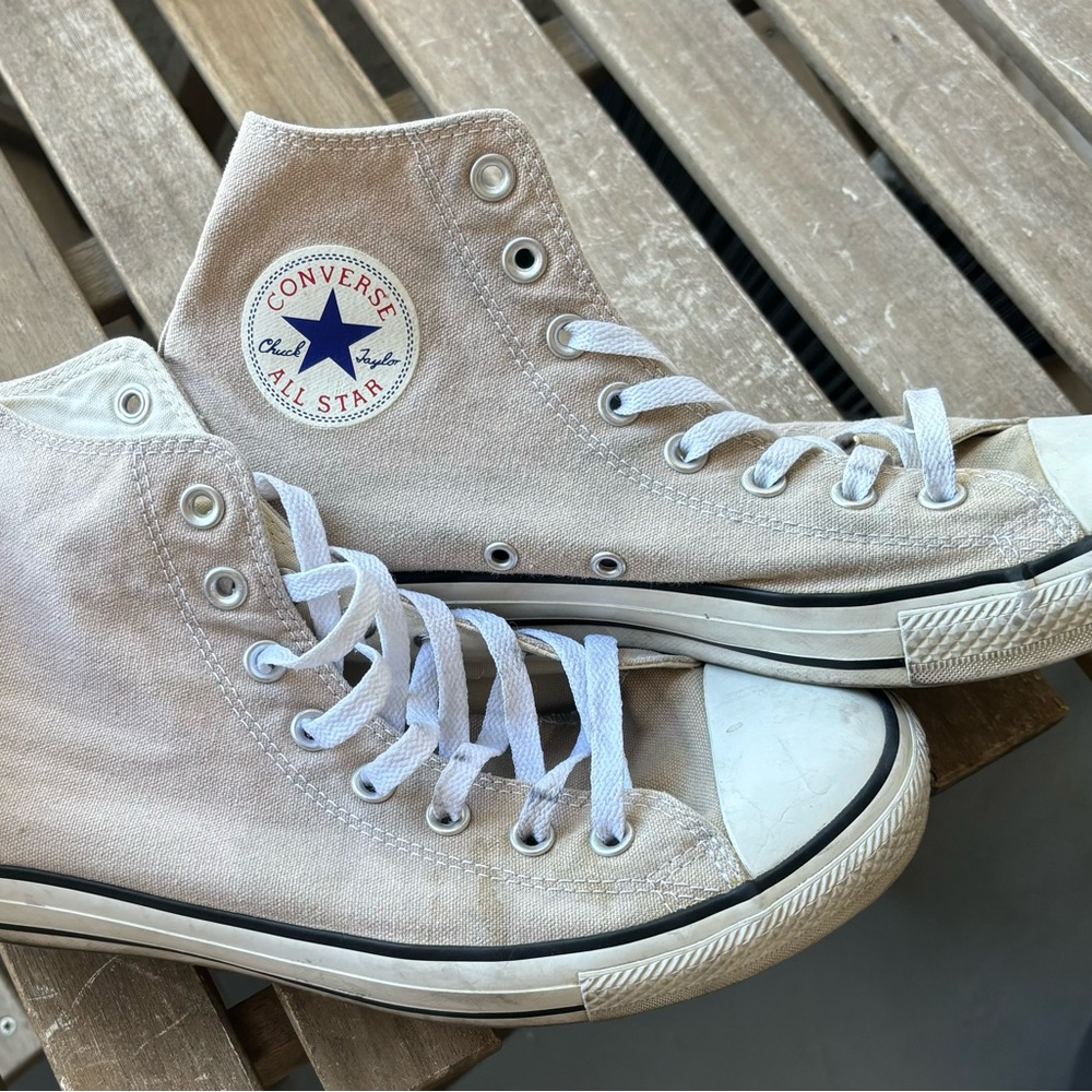 MENS BEIGE CONVERSE